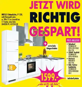 Möbel Boss IMPULS Einbauküche Angebot