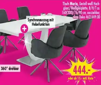 Möbel Boss Tisch Maria Angebot