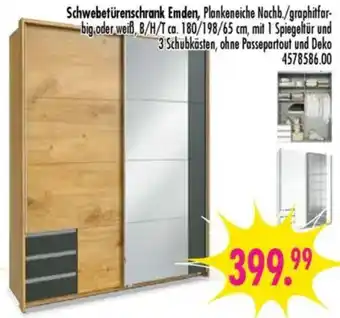 Möbel Boss Schwebetürenschrank Emden Angebot