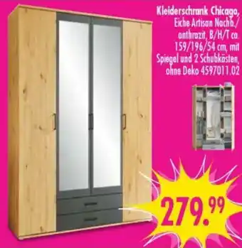 Möbel Boss Kleiderschrank Chicago Angebot