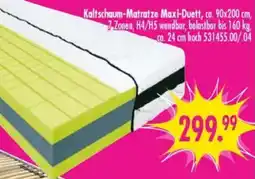 Möbel Boss Kaltschaum-Matratze Maxi-Duett Angebot