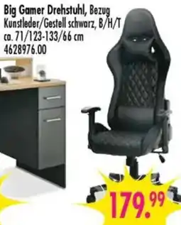 Möbel Boss Big Gamer Drehstuhl Angebot