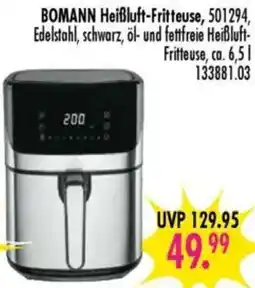 Möbel Boss BOMANN Heißluft-Fritteuse Angebot