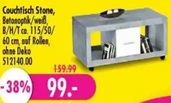 Möbel Boss Couchtisch Stone Angebot