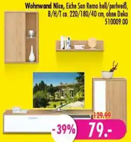 Möbel Boss Wohnwand Nice Angebot