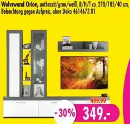Möbel Boss Wohnwand Orion Angebot