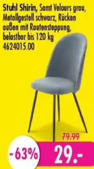 Möbel Boss Stuhl Shirin Angebot