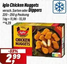 Simmel iglo Chicken Nuggets oder Dippers Angebot