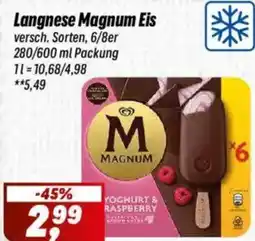 Simmel Langnese Magnum Eis Angebot