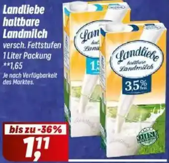Simmel Landliebe haltbare Landmilch Angebot