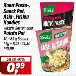 Simmel Knorr Pasta-, Snack Pot, Asia-, Fusion Noodles oder Potato Pot Angebot
