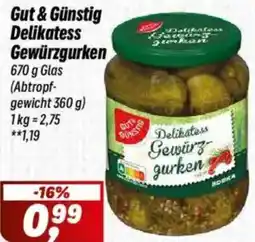 Simmel Gut & Günstig Delikatess Gewürzgurken Angebot
