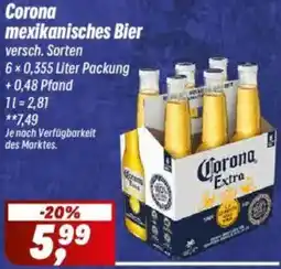 Simmel Corona mexikanisches Bier Angebot