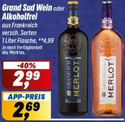 Simmel Grand Sud Wein oder Alkoholfrei Angebot