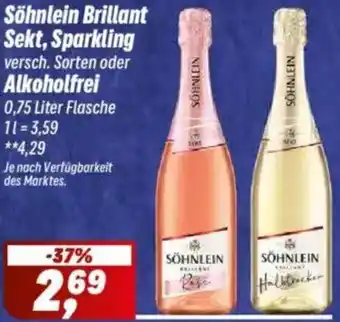 Simmel Söhnlein Brillant Sekt, Sparkling oder Alkoholfrei Angebot