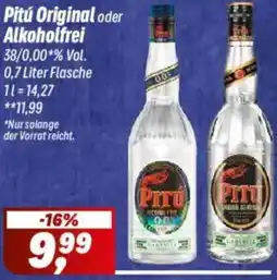Simmel Pitú Original oder Alkoholfrei Angebot