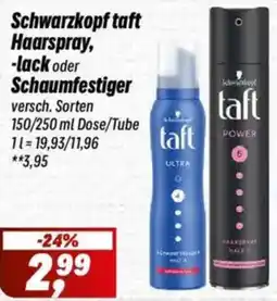 Simmel Schwarzkopf taft Haarspray, -lack oder Schaumfestiger Angebot