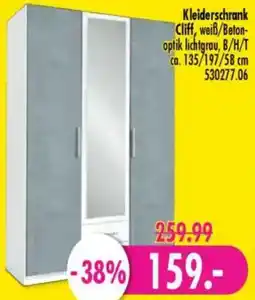 Möbel Boss Kleiderschrank Cliff Angebot