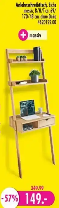 Möbel Boss Anlehnschreibtisch Angebot