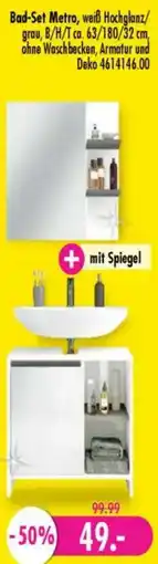 Möbel Boss Bad-Set Metro Angebot