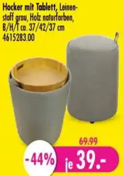 Möbel Boss Hocker mit Tablett Angebot