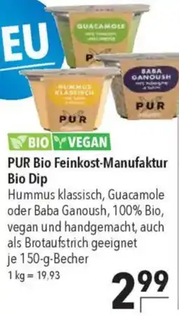 CITTI Markt PUR Bio Feinkost-Manufaktur Bio Dip Angebot