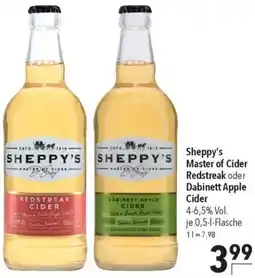 CITTI Markt Sheppy's Master of Cider Redstreak oder Dabinett Apple Cider Angebot