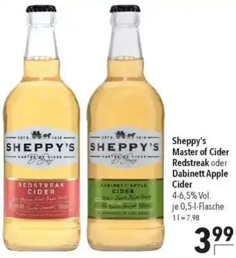 CITTI Markt Sheppy's Master of Cider Redstreak oder Dabinett Apple Cider Angebot