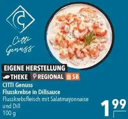 CITTI Markt CITTI Genuss Flusskrebse in Dillsauce Angebot