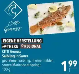 CITTI Markt CITTI Genuss Saibling in Sauer Angebot
