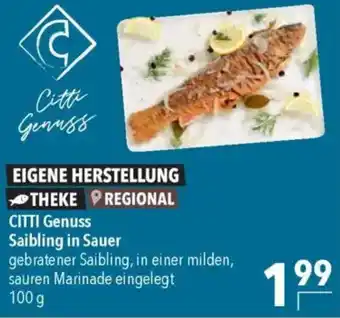 CITTI Markt CITTI Genuss Saibling in Sauer Angebot