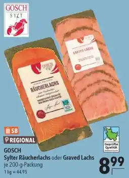 CITTI Markt GOSCH Sylter Räucherlachs oder Graved Lachs Angebot