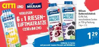 CITTI Markt Milram Buttermilchdrink Angebot