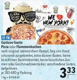 CITTI Markt Gustavo Gusto Pizza oder Flammenkuchen Angebot