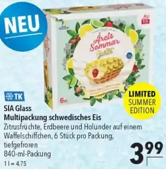 CITTI Markt SIA Glass Multipackung schwedisches Eis Angebot