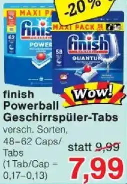 Jawoll finish Powerball Geschirrspüler-Tabs Angebot