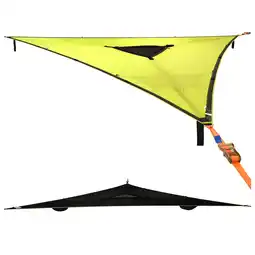 Netto Marken-Discount TENTSILE Hängematte Trillium 3 Personen Outdoor Trekking Dopppel Baumzelt 4x4 m Farbe: black Angebot