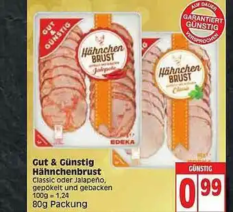 Edeka Gut & Günstig Hähnchenbrust Angebot