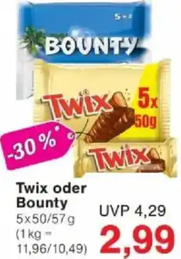 Jawoll Twix oder Bounty Angebot