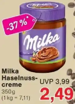 Jawoll Milka Haselnuss- creme Angebot