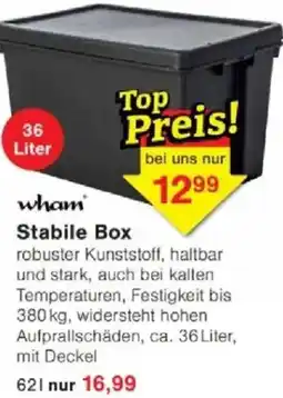 Jawoll wham Stabile Box Angebot