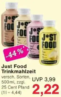 Jawoll Just Food Trinkmahlzeit Angebot