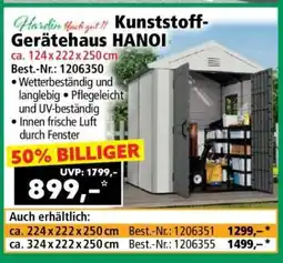 Norma Kunststoff-Gerätehaus HANOI Angebot