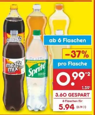 Netto Marken-Discount Mezzo Mix, Mezzo Mix Zero, Sprite Angebot
