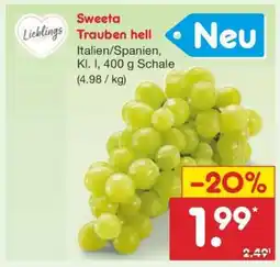 Netto Marken-Discount Sweeta Trauben hell Angebot