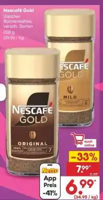 Netto Marken-Discount Nescafé Gold Angebot