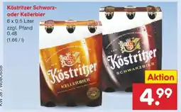 Netto Marken-Discount Köstritzer Schwarz- oder Kellerbier Angebot