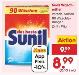 Netto Marken-Discount SUNIL Waschmittel Angebot