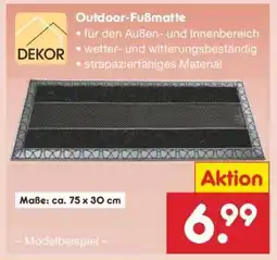 Netto Marken-Discount Outdoor Fußmatte Angebot