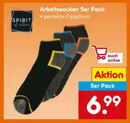 Netto Marken-Discount Arbeitssocken, 5er Pack Angebot